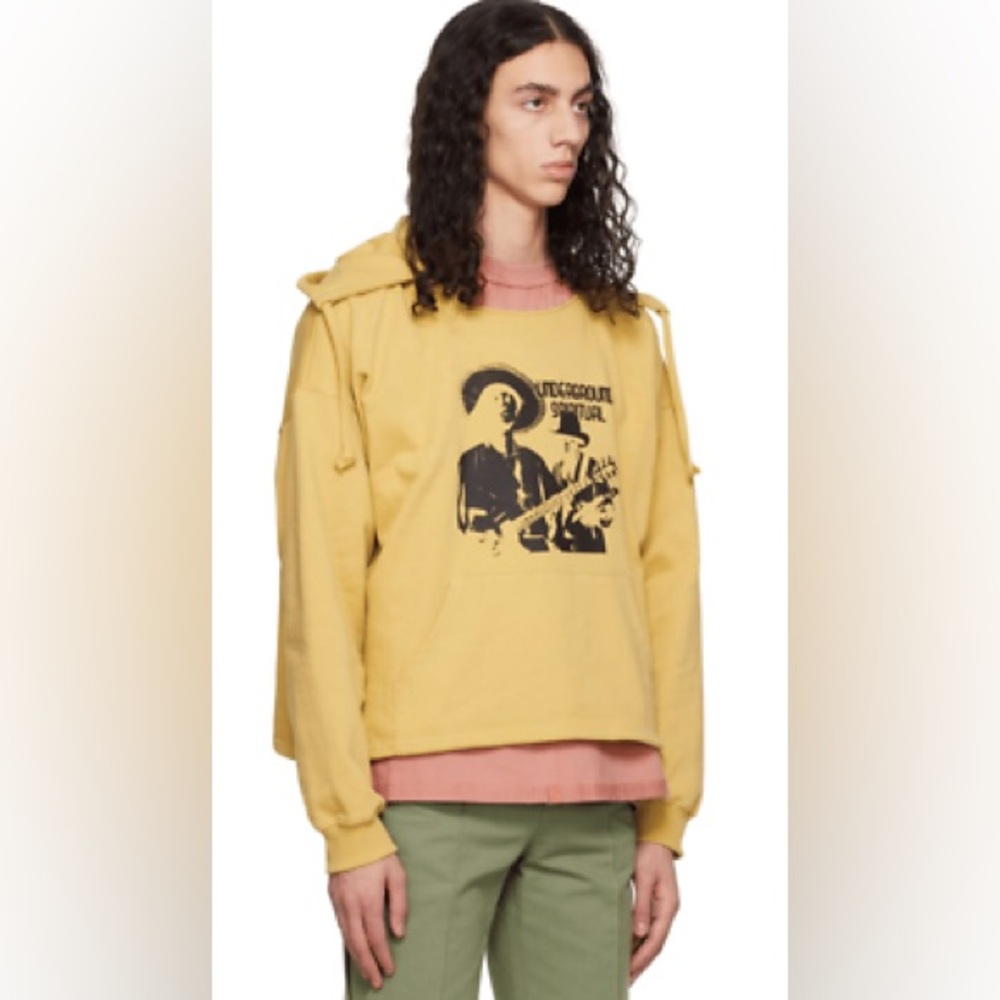 Head Of State Yellow Graphic Hoodie